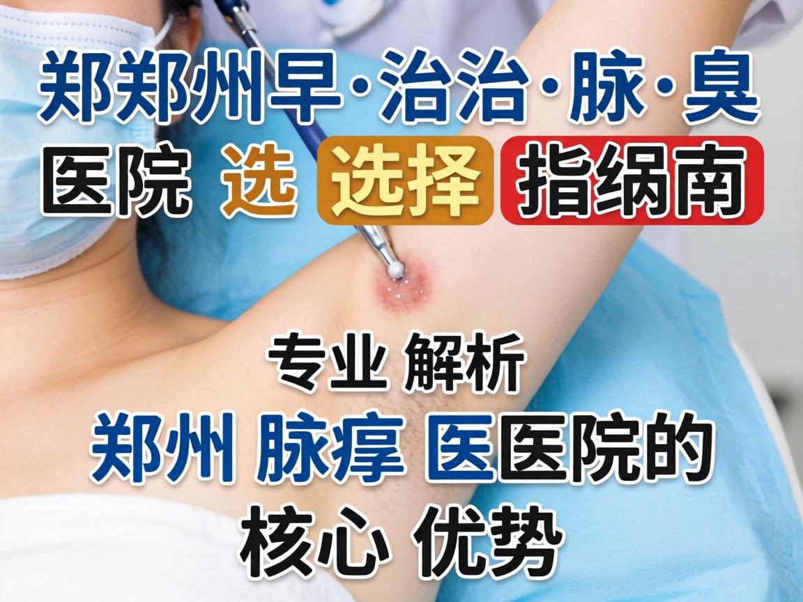 郑州治腋臭医院选择指南，专业解析郑州腋臭医院的核心优势