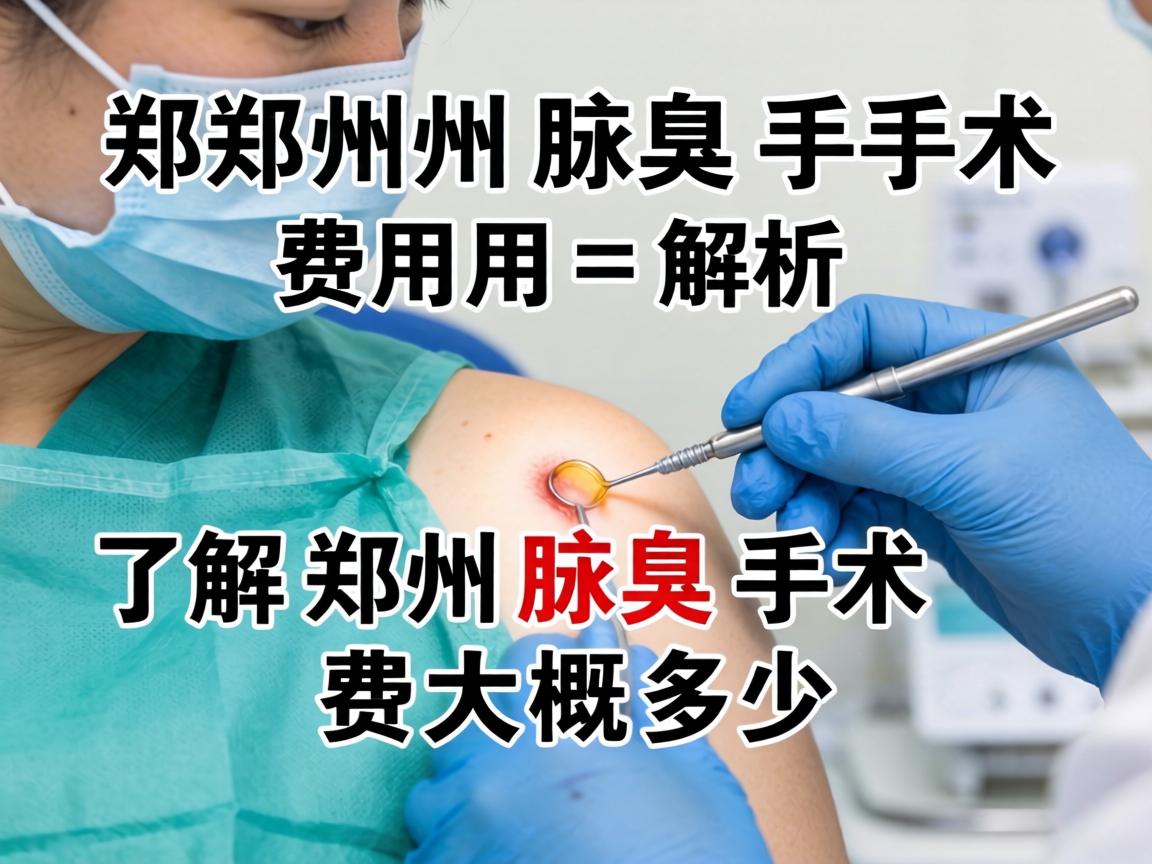 郑州腋臭手术费用解析，了解郑州腋臭手术费大概多少