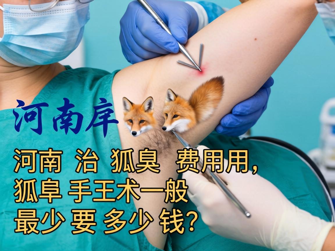 解析河南治狐臭手术费用，狐臭手术一般最少要多少钱？