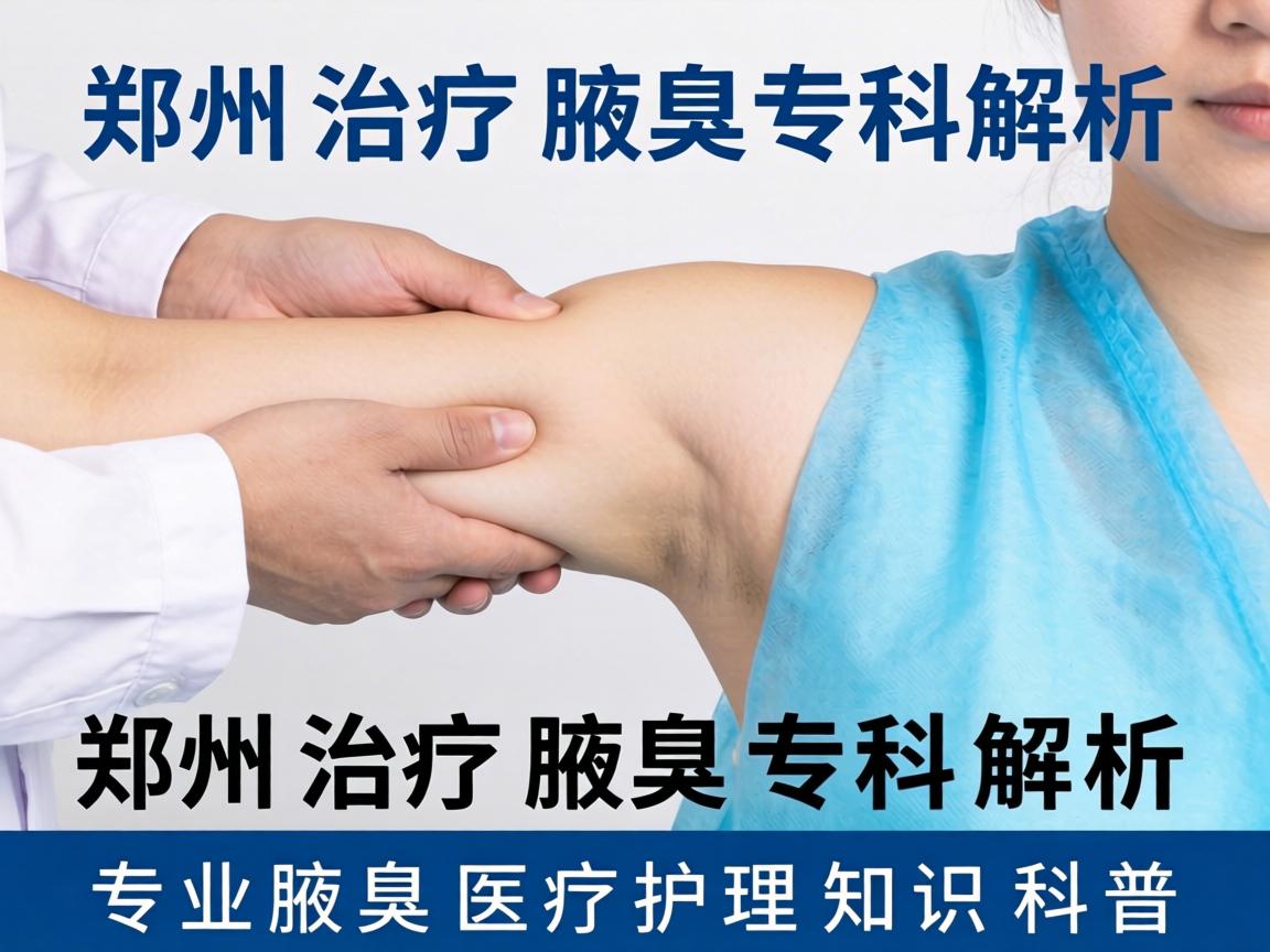 郑州治疗腋臭专科解析，专业腋臭医疗护理知识科普