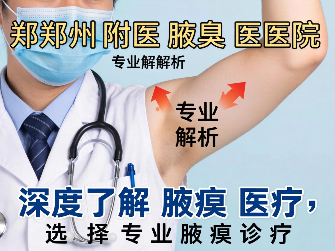 郑州附医腋臭医院专业解析，深度了解腋臭医疗，选择专业腋臭诊疗