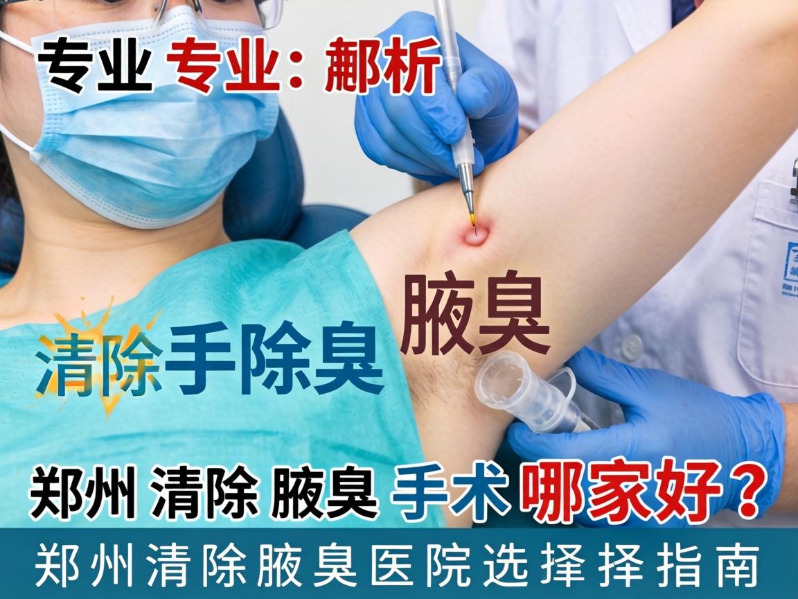 专业解析,郑州清除腋臭手术哪家好?郑州清除腋臭医院选择指南 专业解析,郑州清除腋臭手术哪家好?郑州清除腋臭医院选择指南