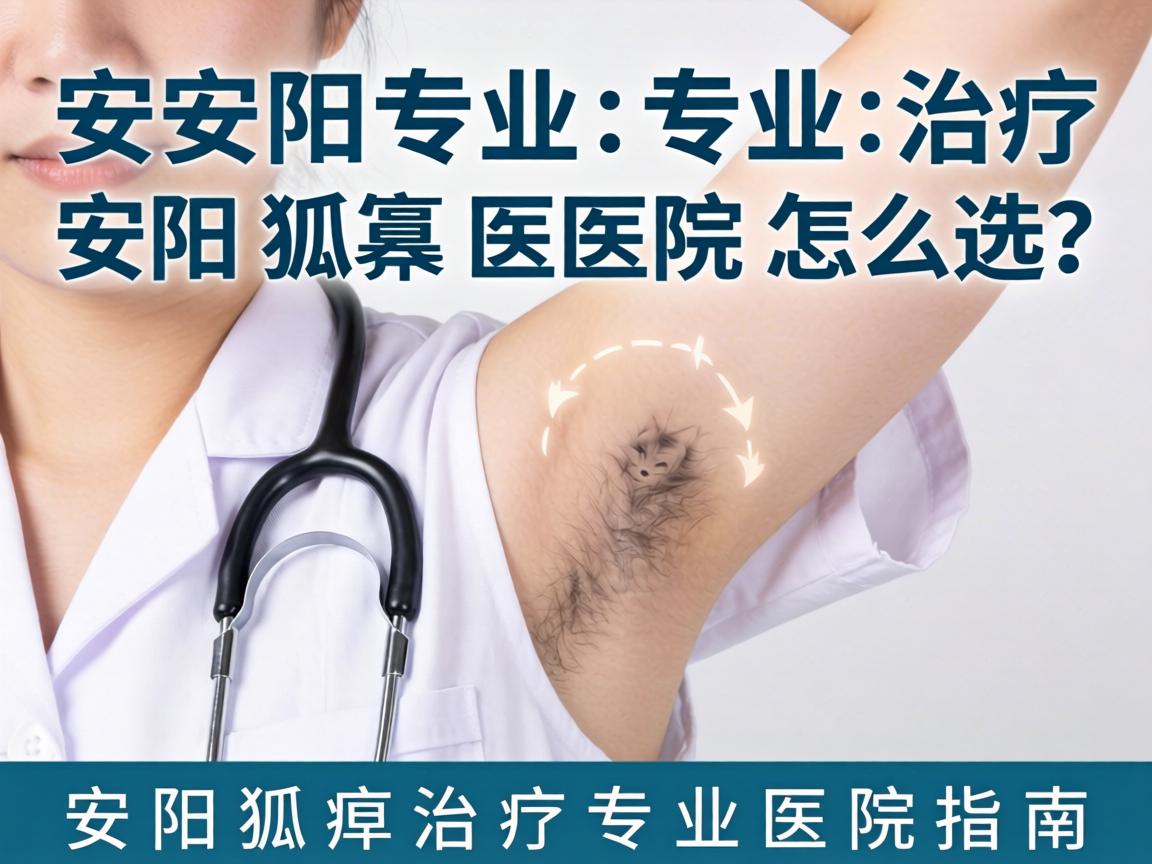 安阳专业治疗狐臭医院怎么选？安阳狐臭治疗专业医院指南