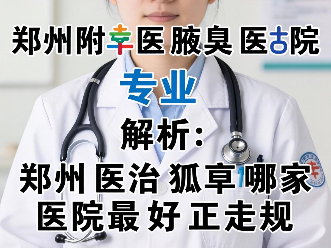 郑州附医腋臭医院专业解析，郑州医治狐臭哪家医院最好正规