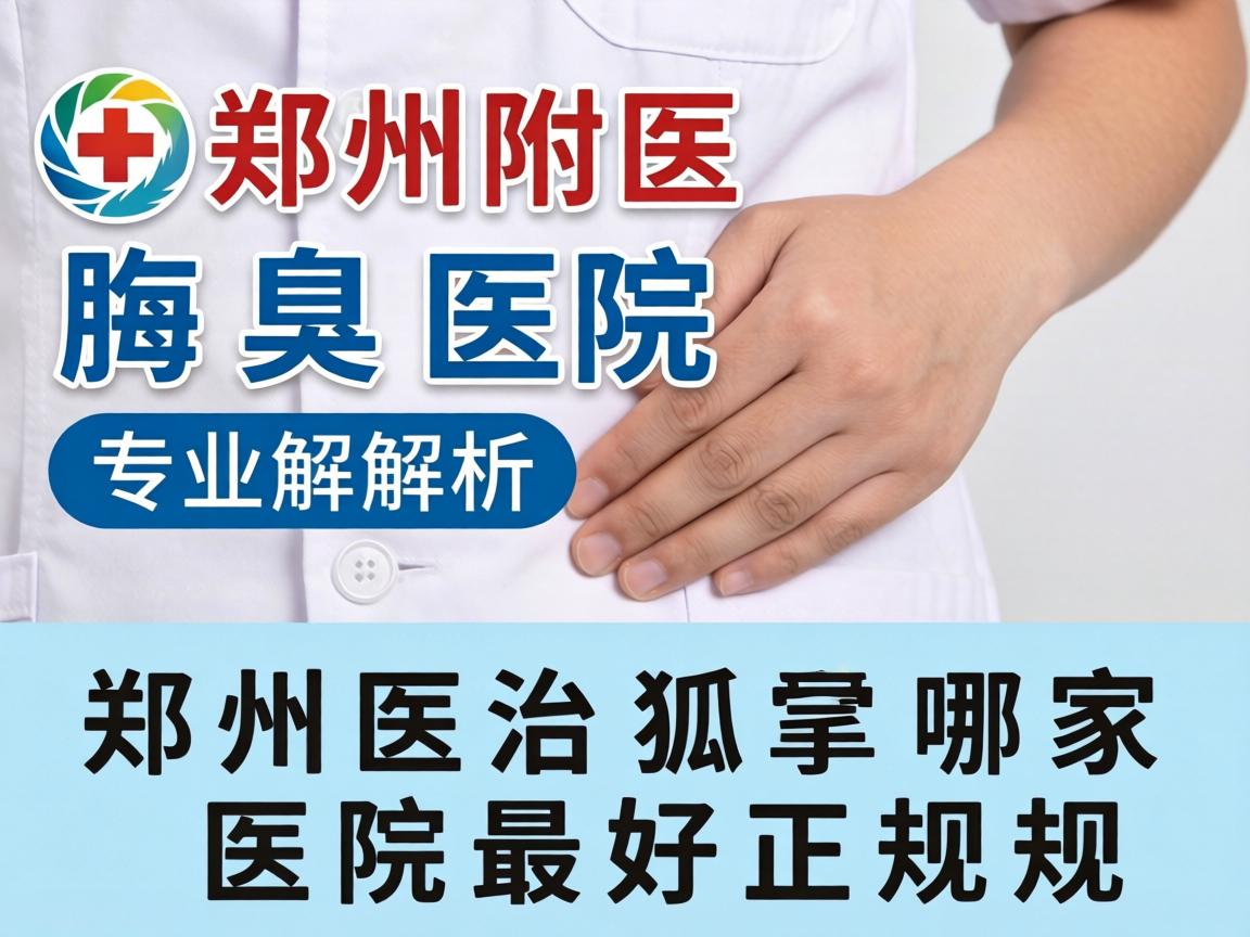 郑州附医腋臭医院专业解析，郑州医治狐臭哪家医院最好正规