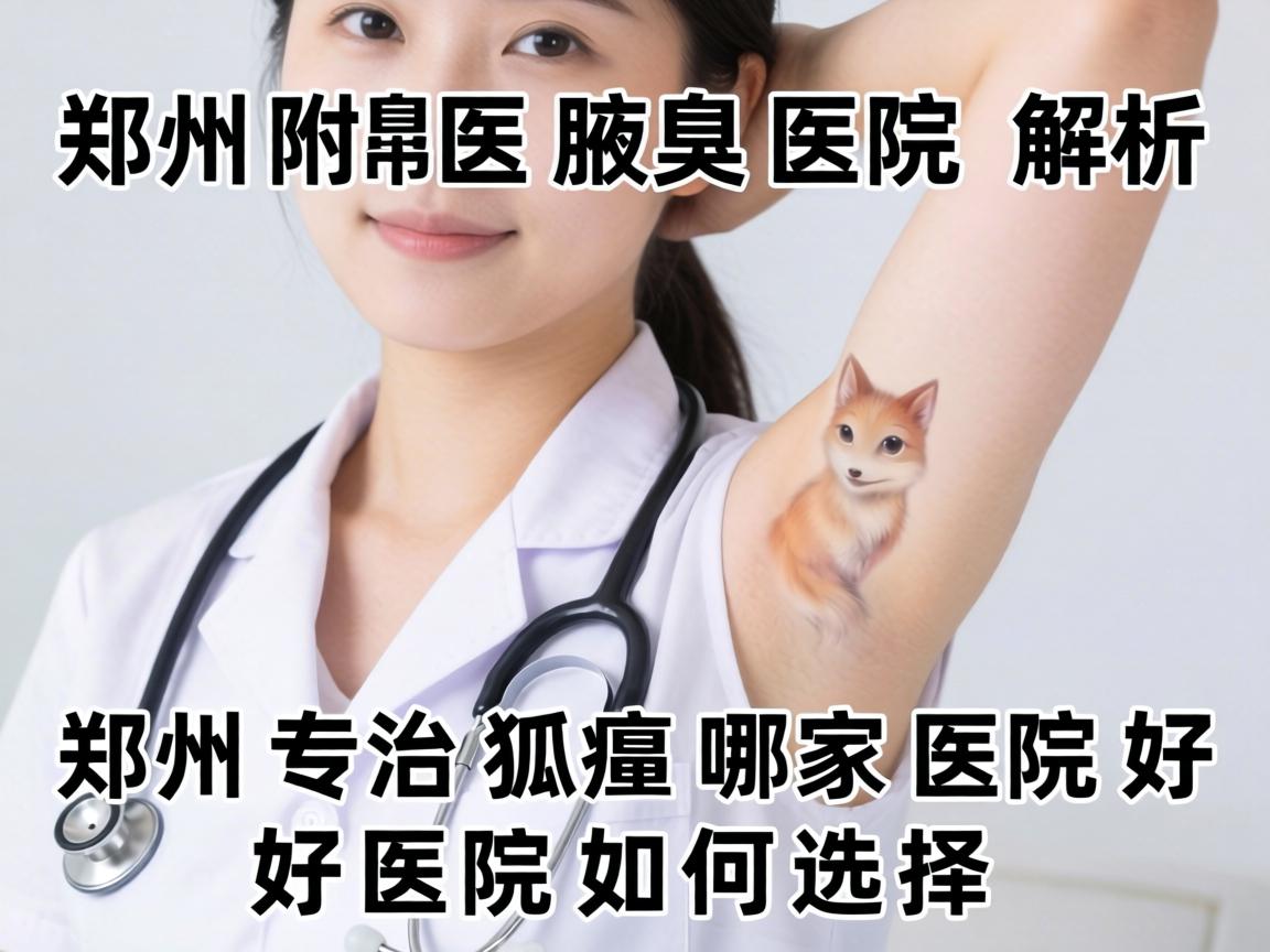 郑州附医腋臭医院解析，郑州专治狐臭哪家医院好，好医院如何选择