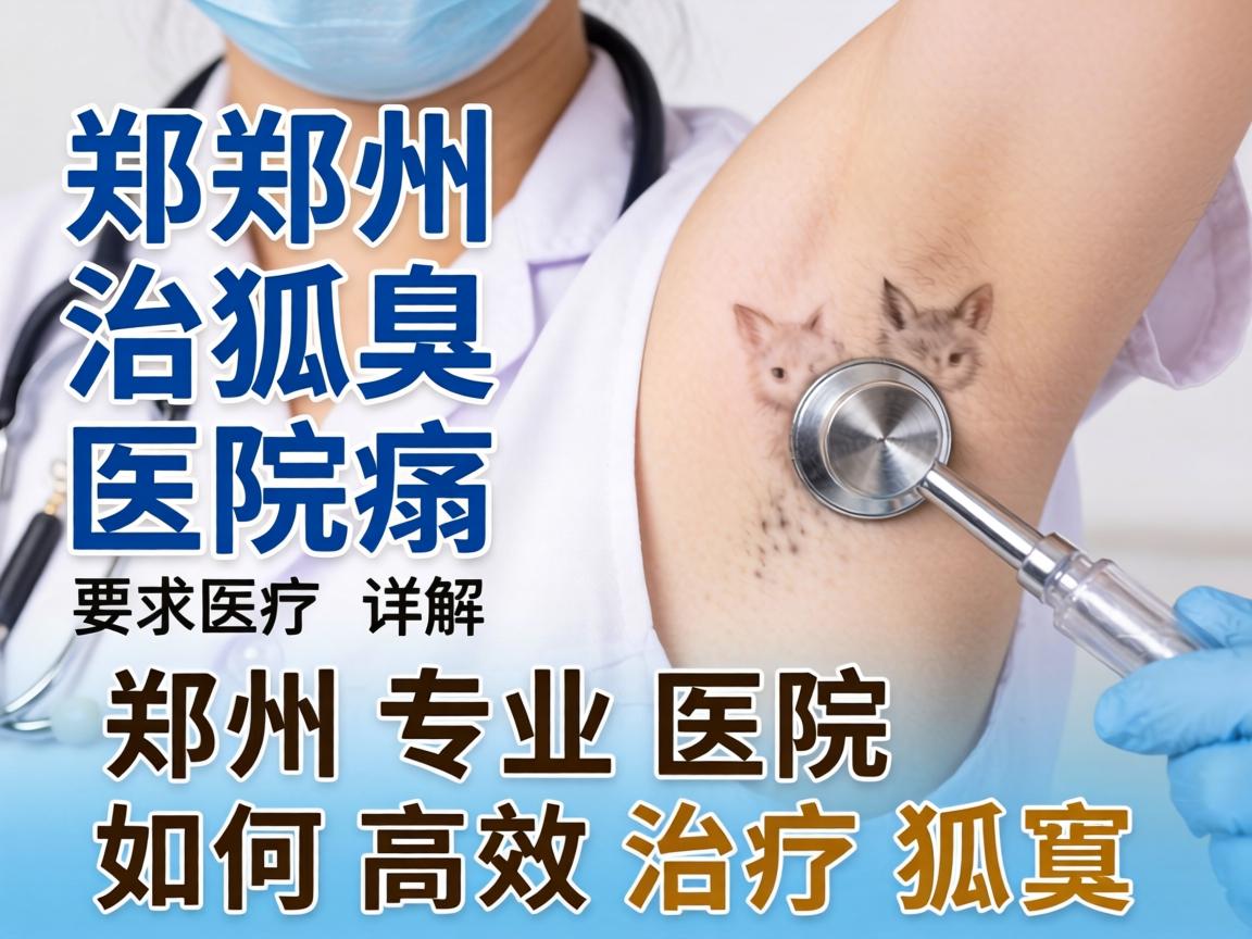 郑州治狐臭医院详解，郑州专业医院如何高效治疗狐臭