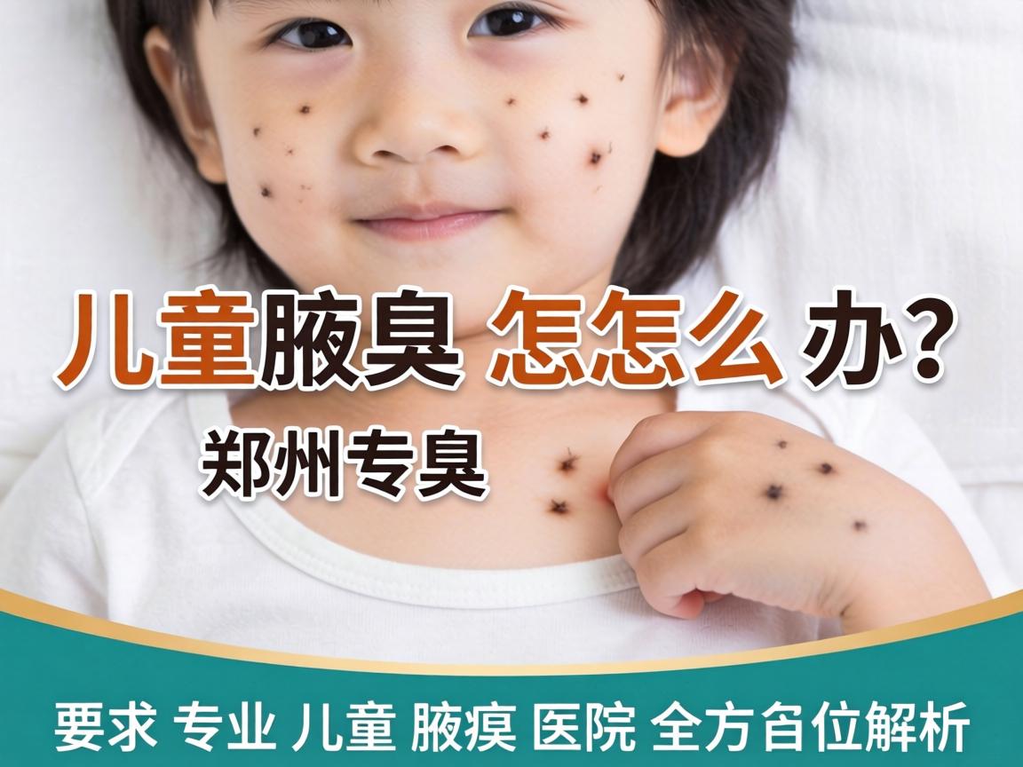 儿童腋臭怎么办？郑州专业儿童腋臭医院全方位解析