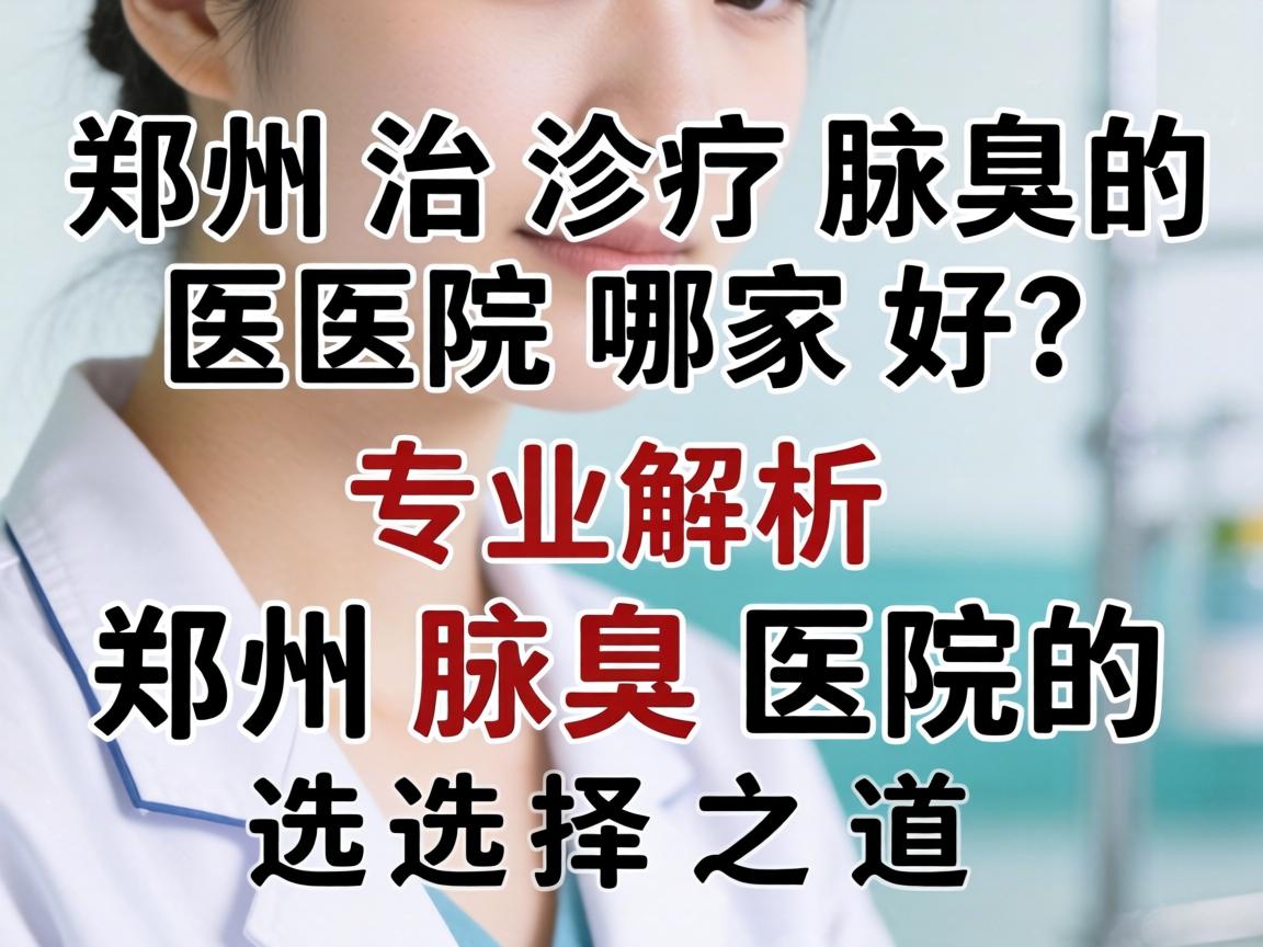 郑州治疗腋臭的医院哪家好？专业解析郑州腋臭医院的选择之道