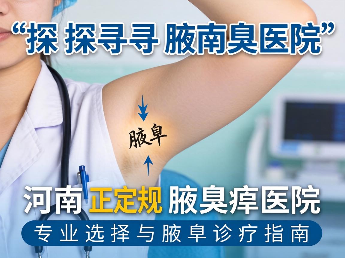 探寻河南正规腋臭医院,专业选择与腋臭诊疗指南 探寻河南正规腋臭医院,专业选择与腋臭诊疗指南