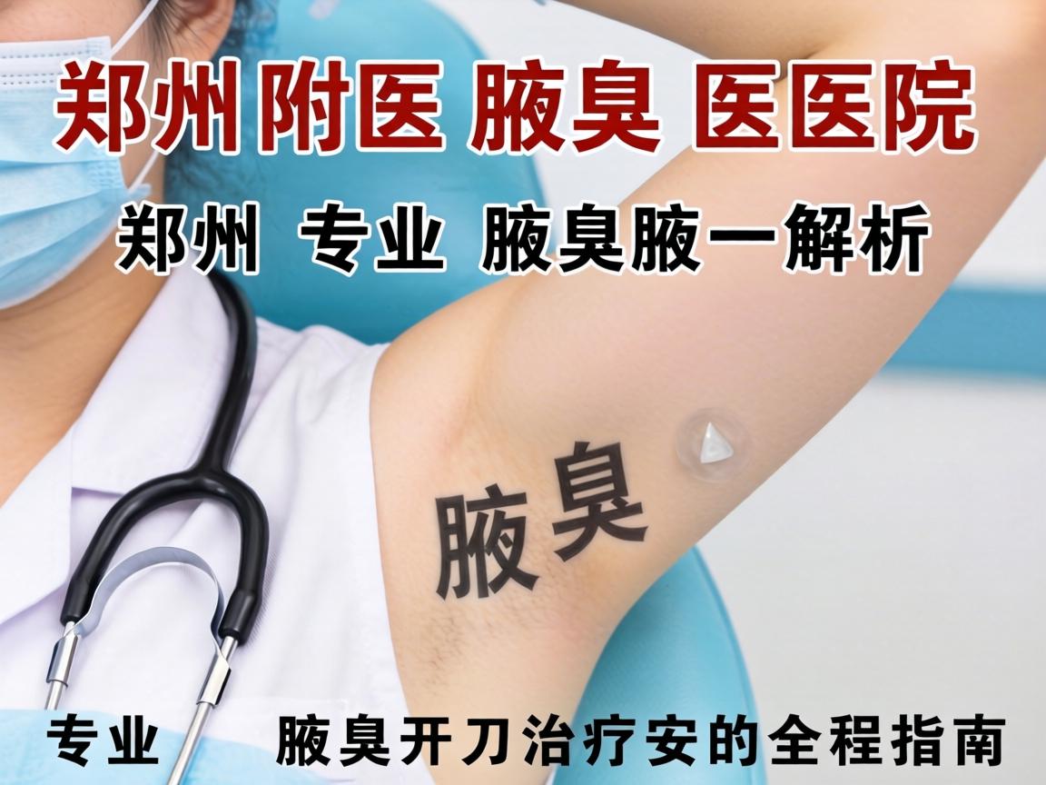 郑州附医腋臭医院解析，郑州专业腋臭开刀治疗的全程指南