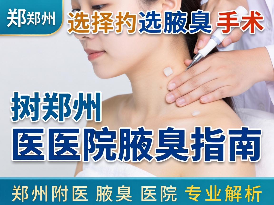 郑州腋臭手术医院选择指南,郑州附医腋臭医院专业解析 郑州腋臭手术医院选择指南,郑州附医腋臭医院专业解析