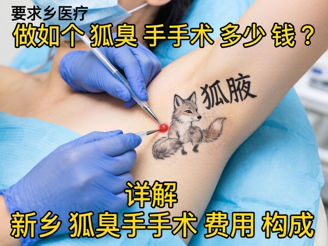 新乡做个狐臭手术多少钱？详解新乡狐臭手术费用构成