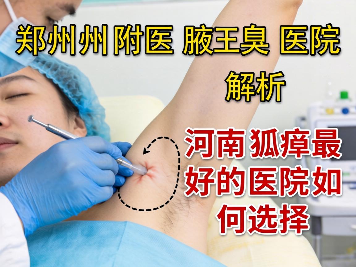 郑州附医腋臭医院解析，河南狐臭最好的医院如何选择