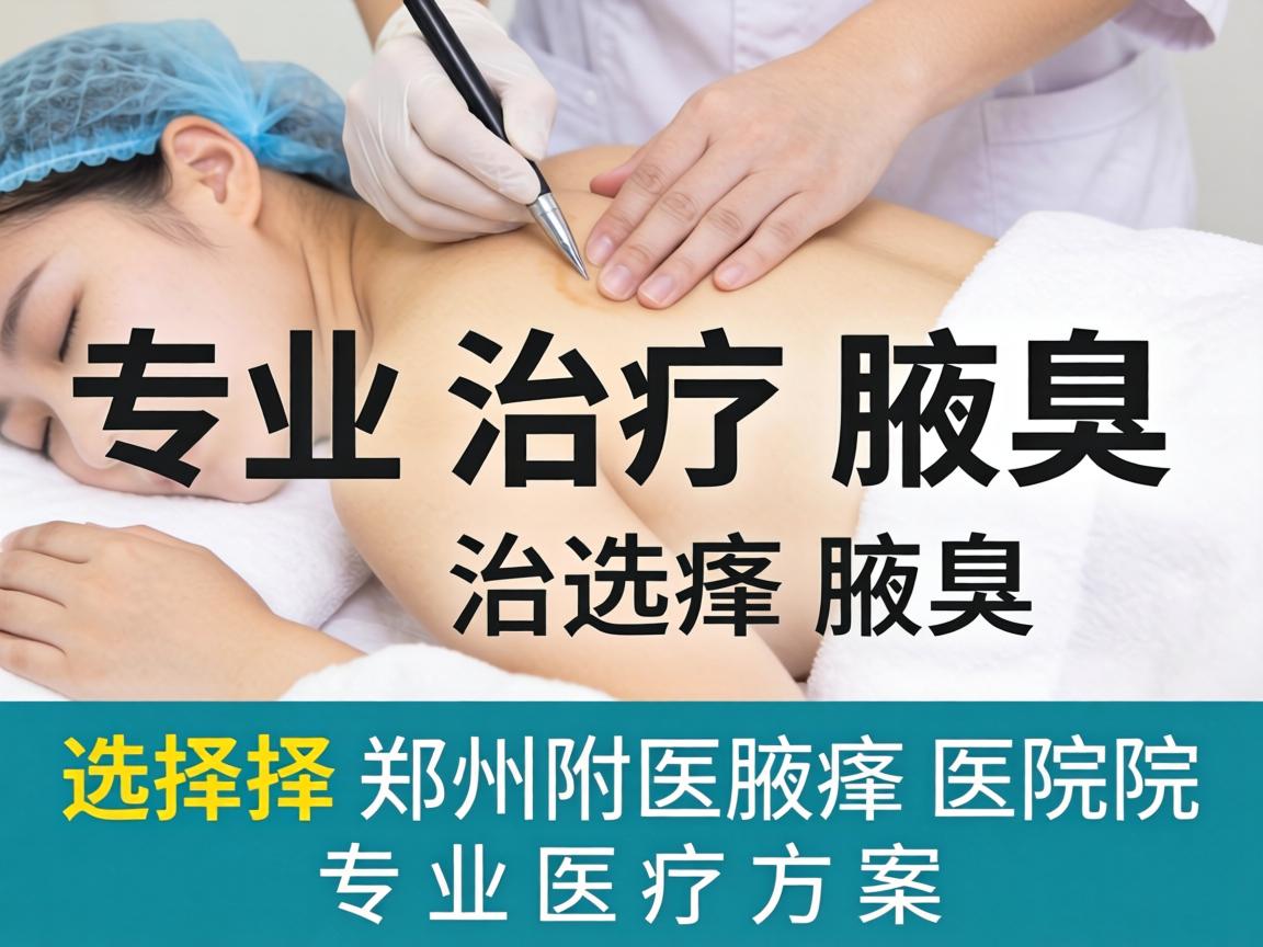 专业治疗腋臭，选择郑州附医腋臭医院的专业医疗方案