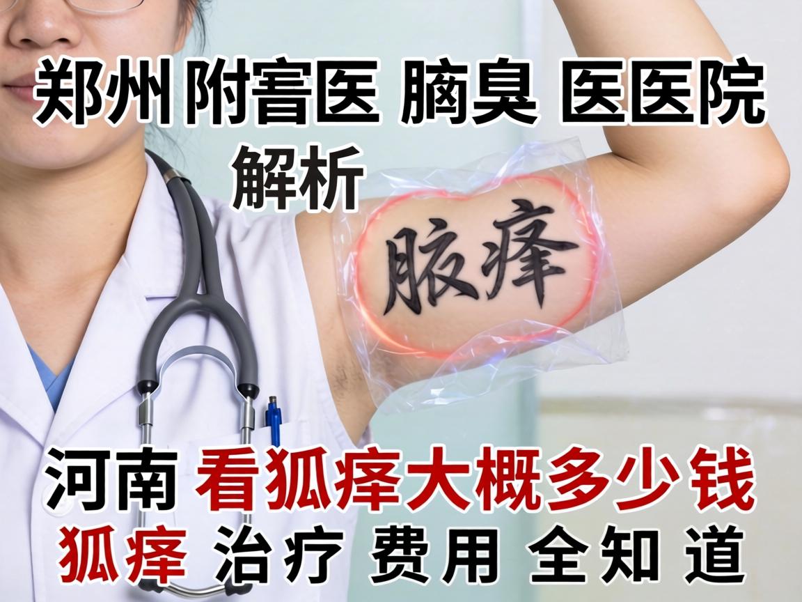 郑州附医腋臭医院解析，河南看狐臭大概多少钱，狐臭治疗费用全知道