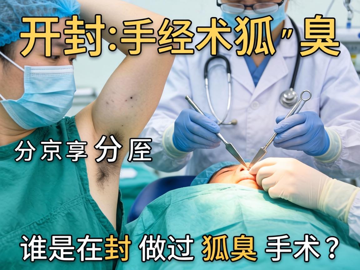 开封狐臭手术经历分享，谁在开封做过狐臭手术？