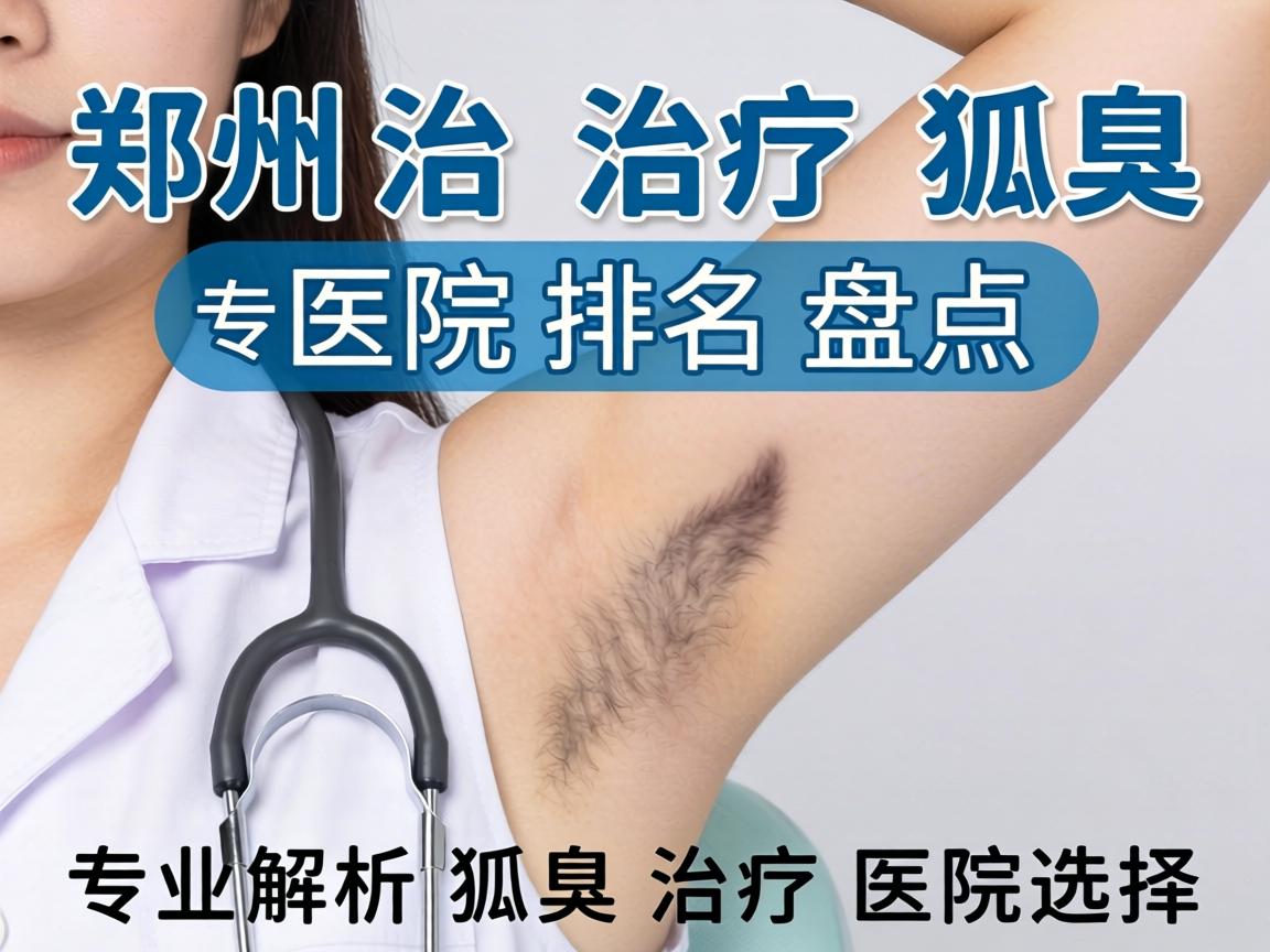 郑州治疗狐臭医院排名盘点，专业解析狐臭治疗医院选择