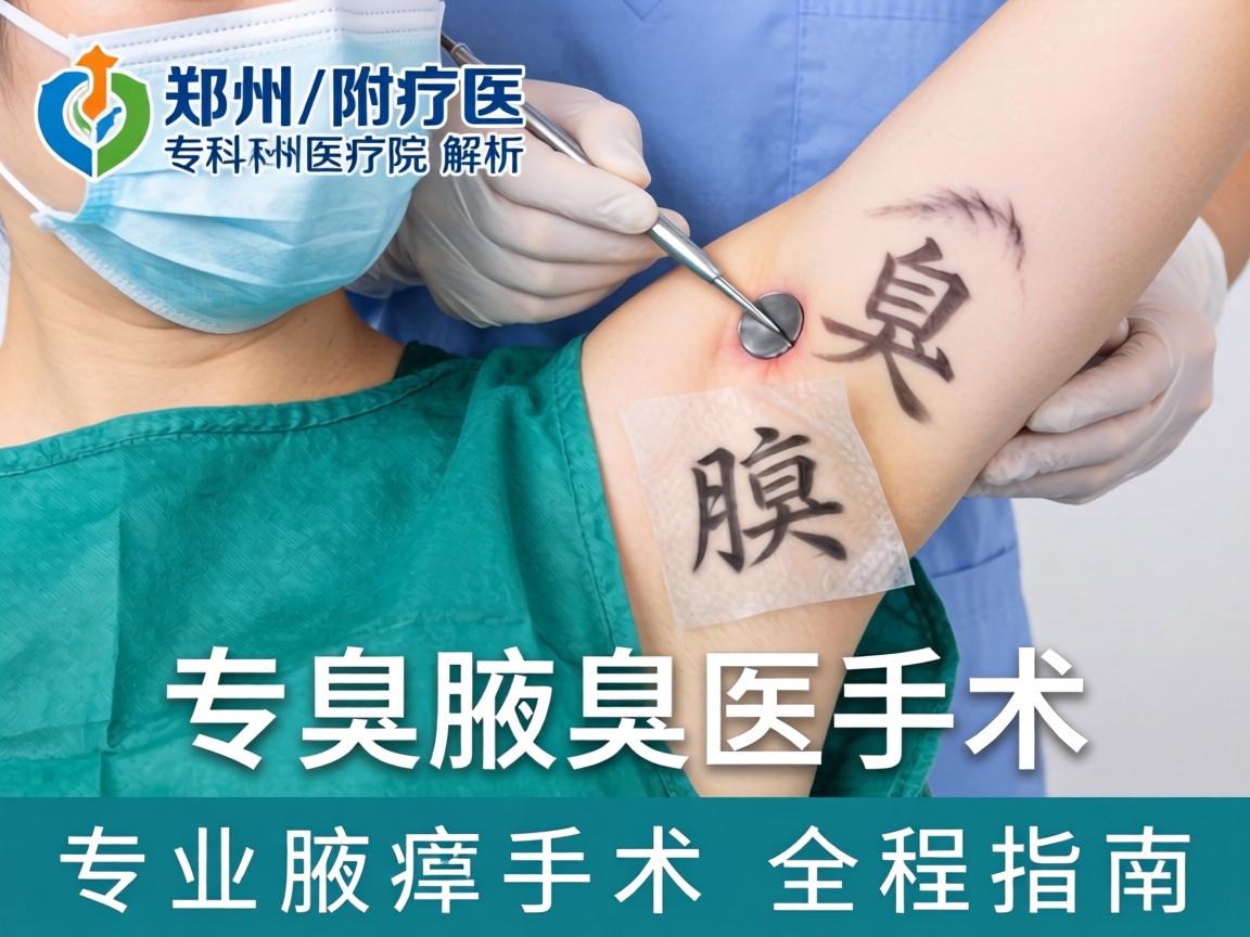 郑州附医腋臭手术专科医院解析，专业腋臭手术的全程指南