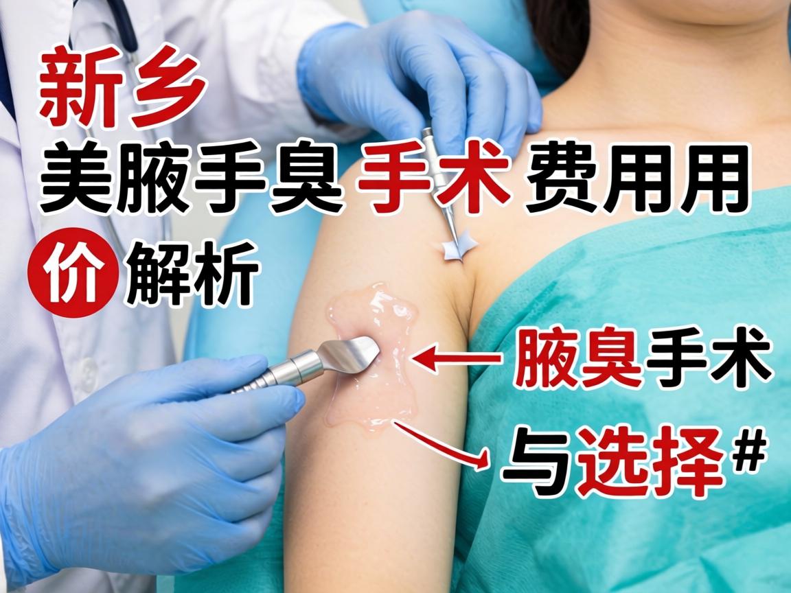 新乡腋臭手术费用解析，详解腋臭手术的价格与选择