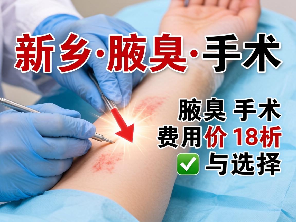 新乡腋臭手术费用解析，详解腋臭手术的价格与选择