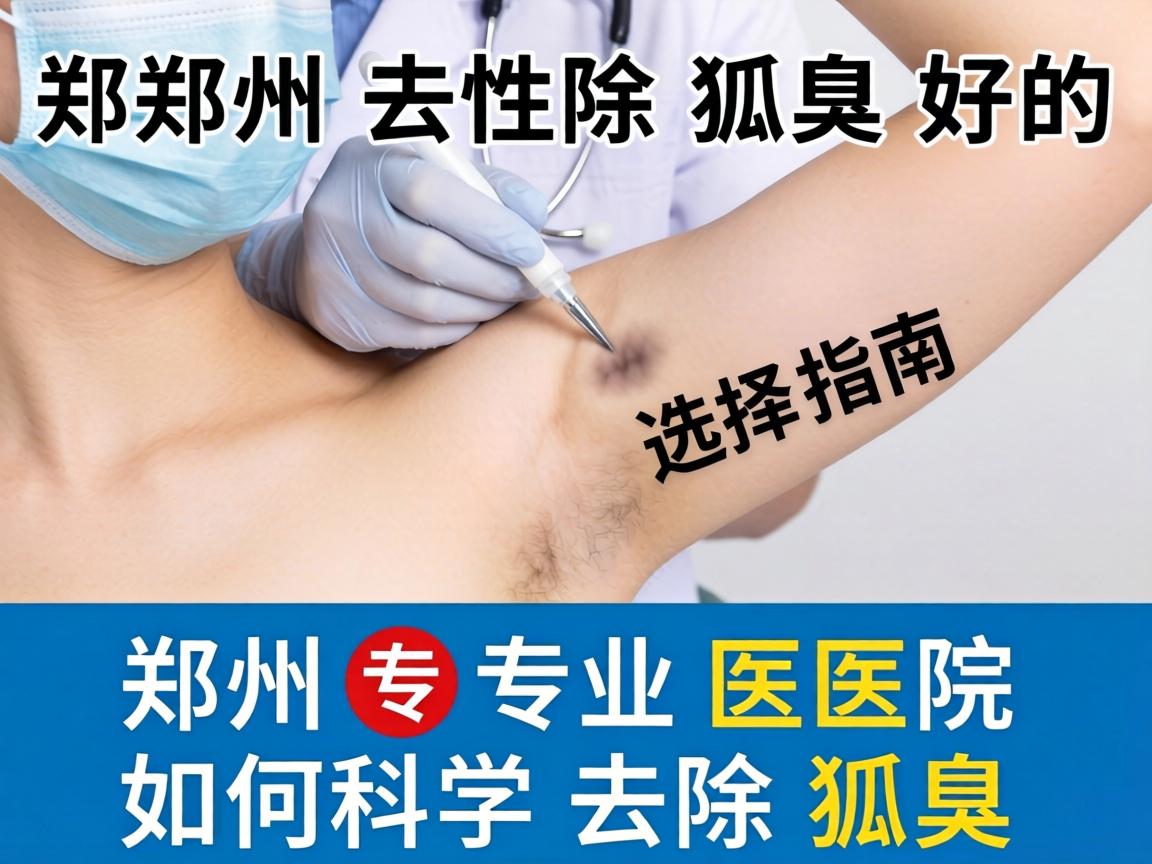 郑州去除狐臭好的医院选择指南，郑州专业医院如何科学去除狐臭