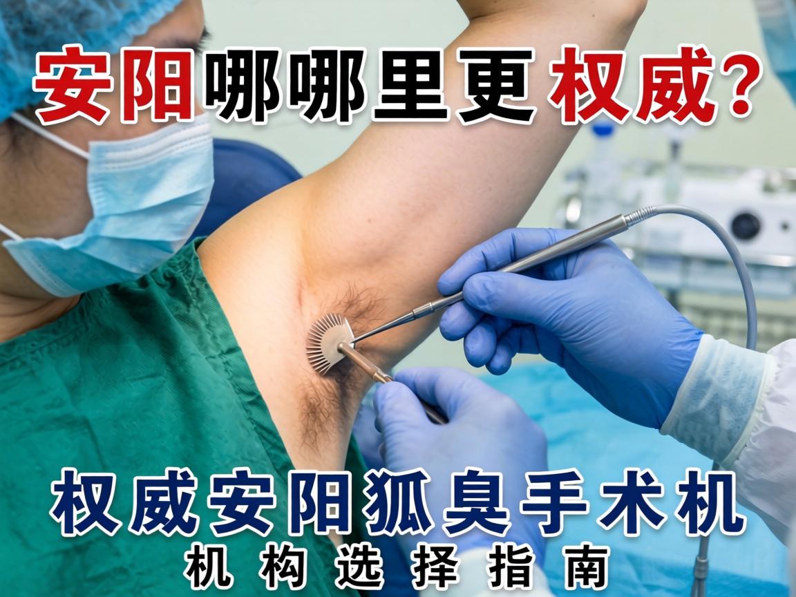 安阳狐臭手术哪里更权威？权威安阳狐臭手术机构选择指南