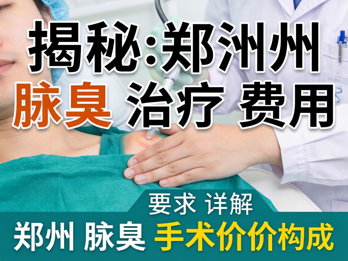 揭秘郑州腋臭治疗费用，详解郑州腋臭手术价格构成