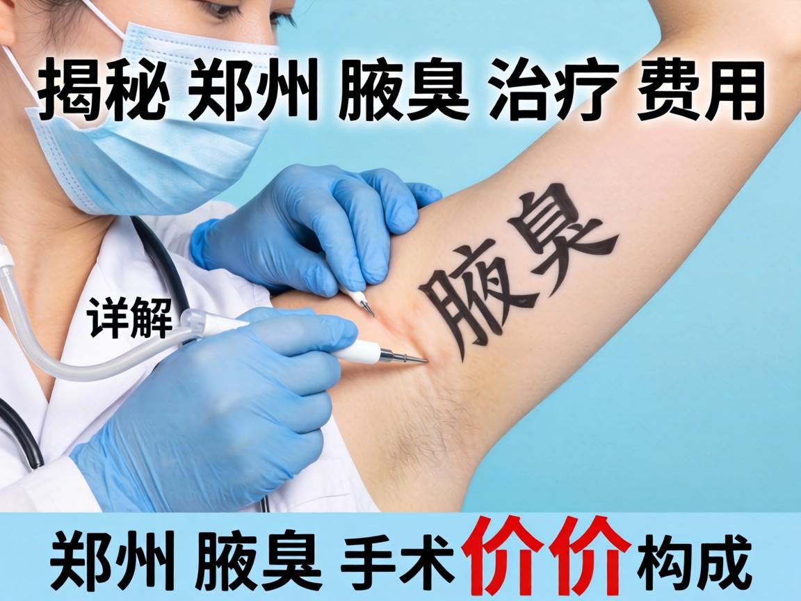 揭秘郑州腋臭治疗费用，详解郑州腋臭手术价格构成