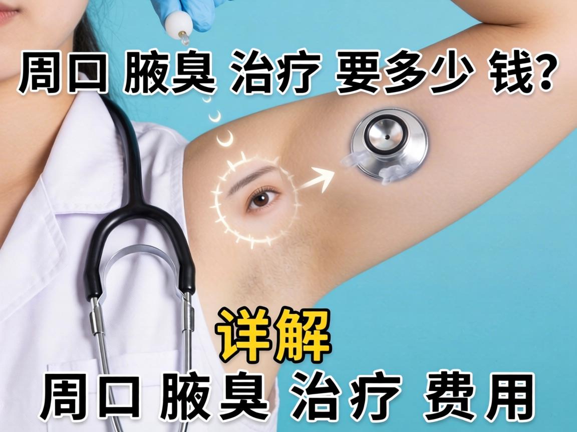 周口腋臭治疗要多少钱？详解周口腋臭治疗费用