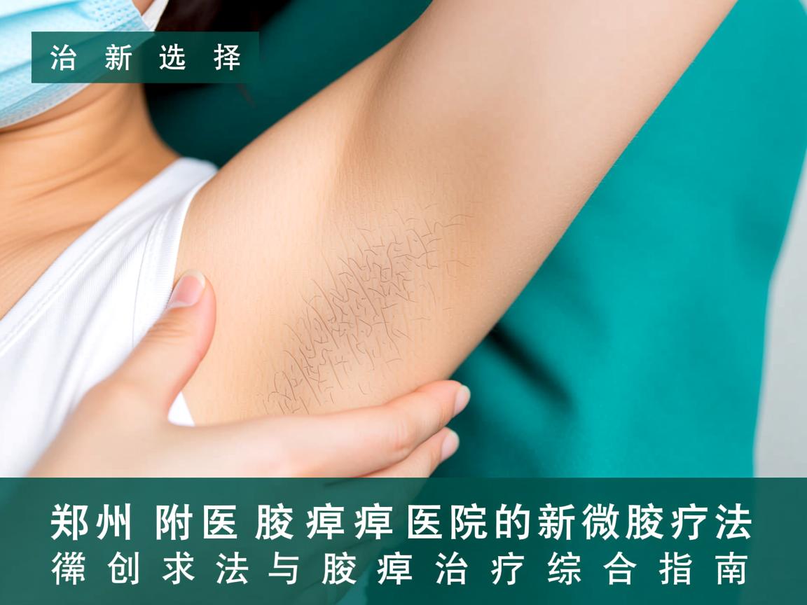 腋臭治疗新选择，郑州附医腋臭医院的微创疗法与腋臭治疗综合指南