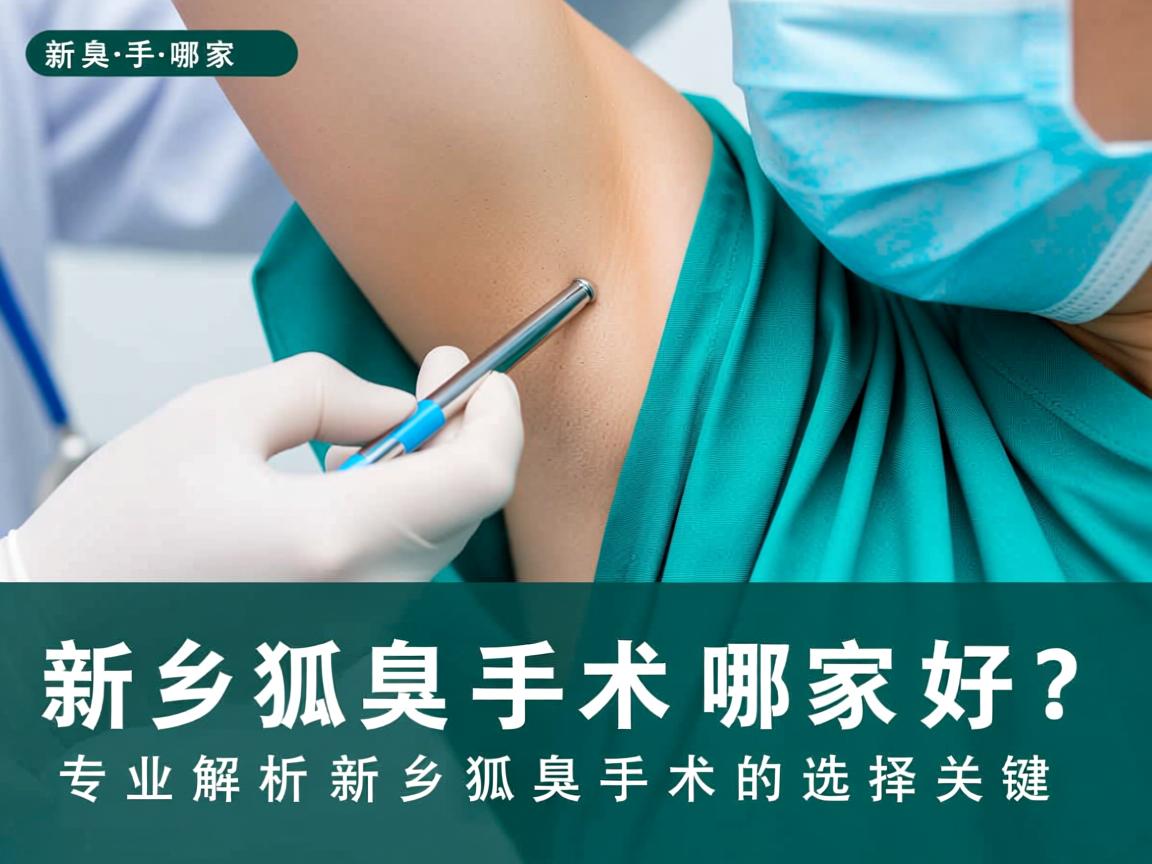 新乡狐臭手术哪家好？专业解析新乡狐臭手术的选择关键