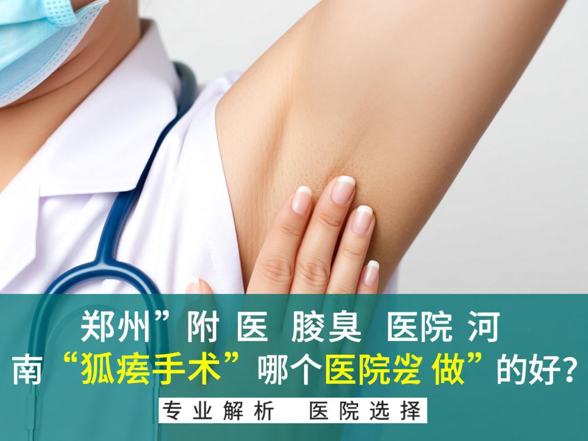 郑州附医腋臭医院,河南狐臭手术哪个医院做的好?专业解析医院选择 郑州附医腋臭医院,河南狐臭手术哪个医院做的好?专业解析医院选择