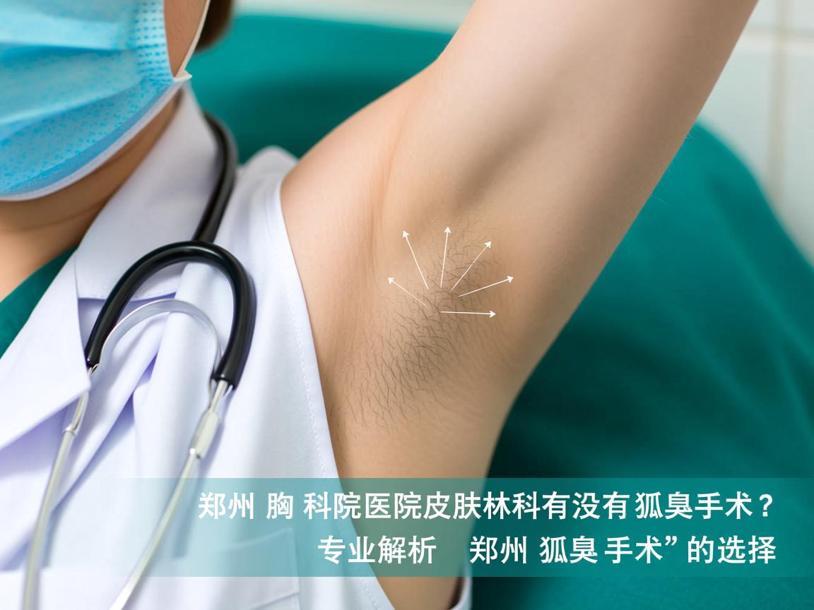 郑州胸科医院皮肤科有没有狐臭手术?专业解析郑州狐臭手术的选择 郑州胸科医院皮肤科有没有狐臭手术?专业解析郑州狐臭手术的选择