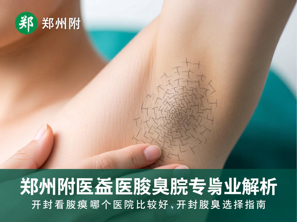郑州附医腋臭医院专业解析,开封看腋臭哪个医院比较好,开封看腋臭选择指南 郑州附医腋臭医院专业解析,开封看腋臭哪个医院比较好,开封看腋臭选择指南