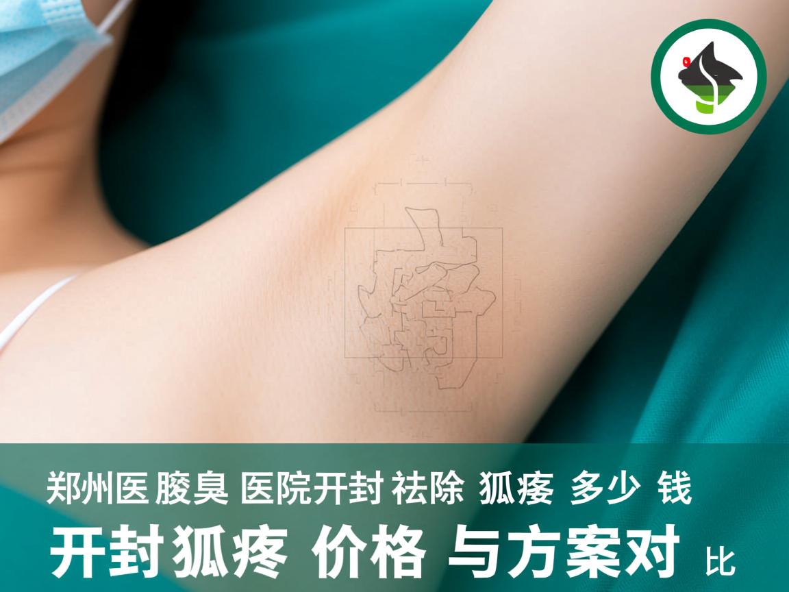 郑州附医腋臭医院解析，开封祛除狐臭多少钱，开封狐臭价格与方案对比