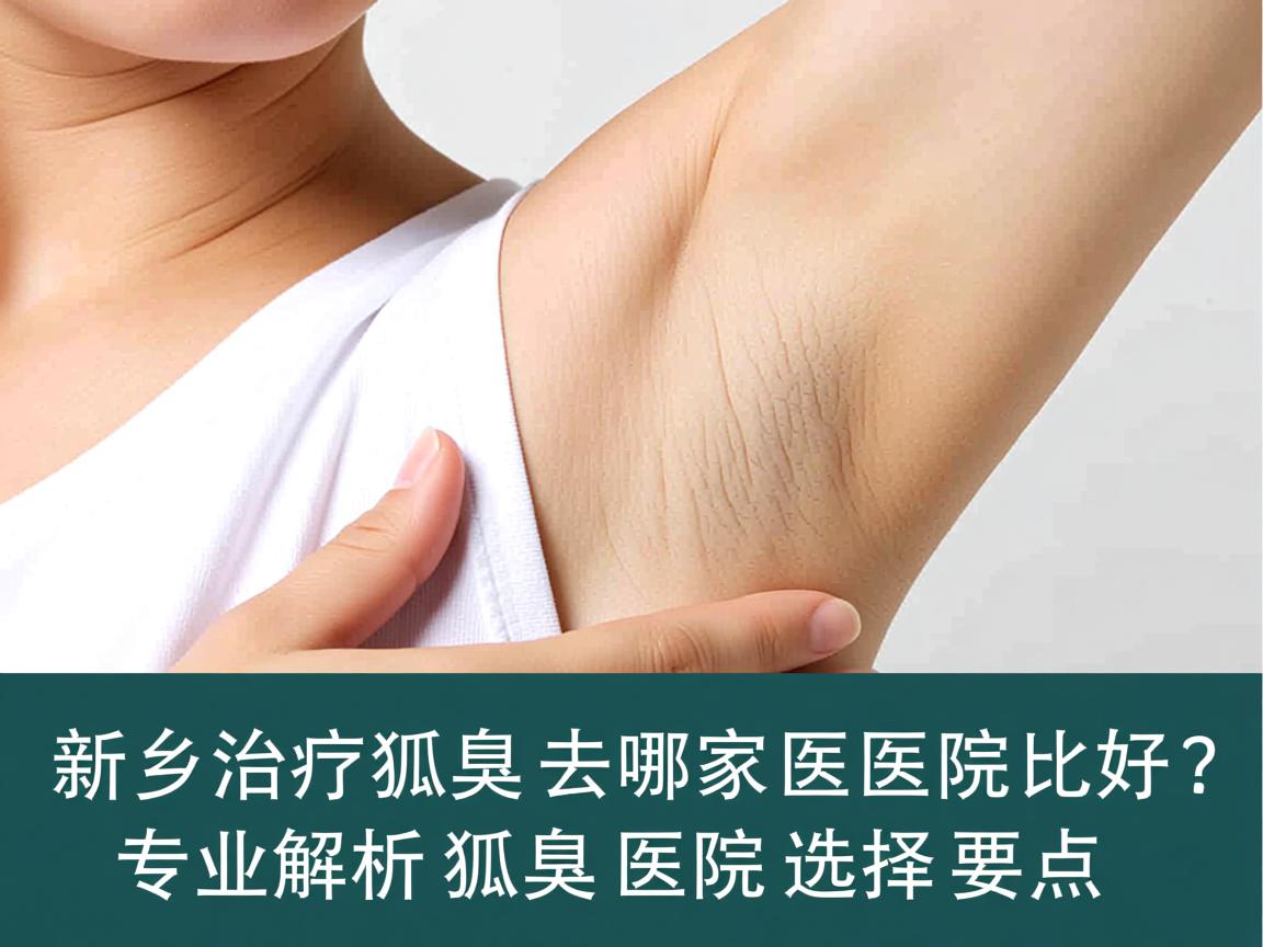 新乡治疗狐臭去哪家医院比较好？专业解析狐臭医院选择要点