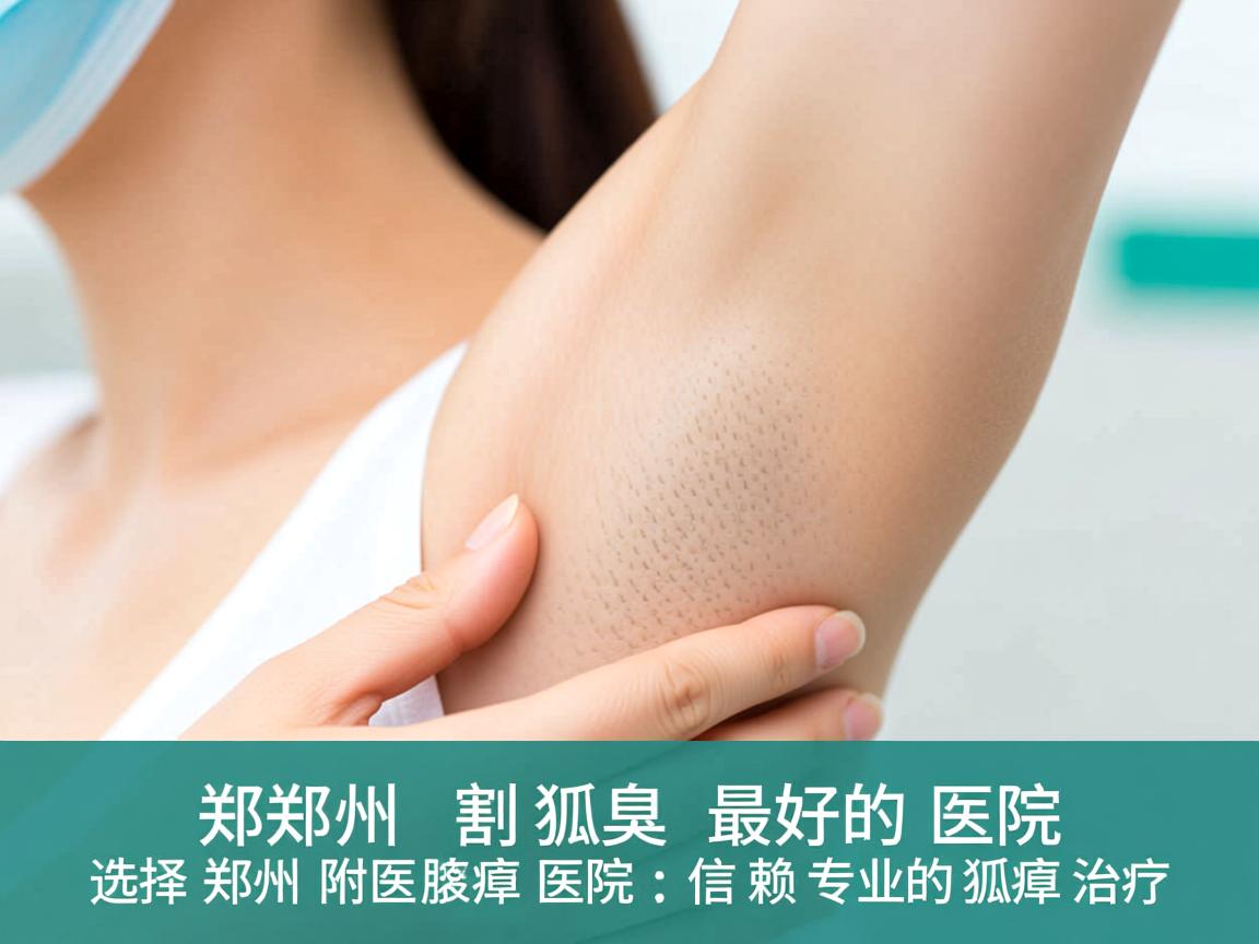 郑州割狐臭最好的医院，选择郑州附医腋臭医院，信赖专业的狐臭治疗