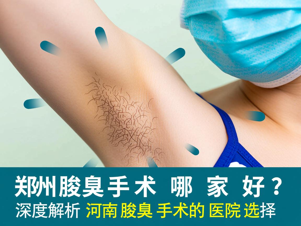 郑州腋臭手术哪家好？深度解析河南腋臭手术的医院选择