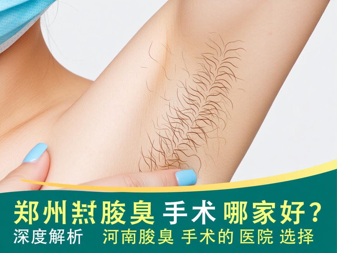 郑州腋臭手术哪家好？深度解析河南腋臭手术的医院选择