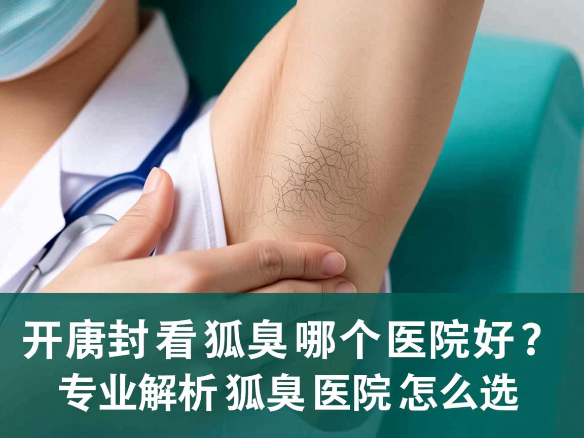 开封看狐臭哪个医院好？专业解析狐臭医院怎么选