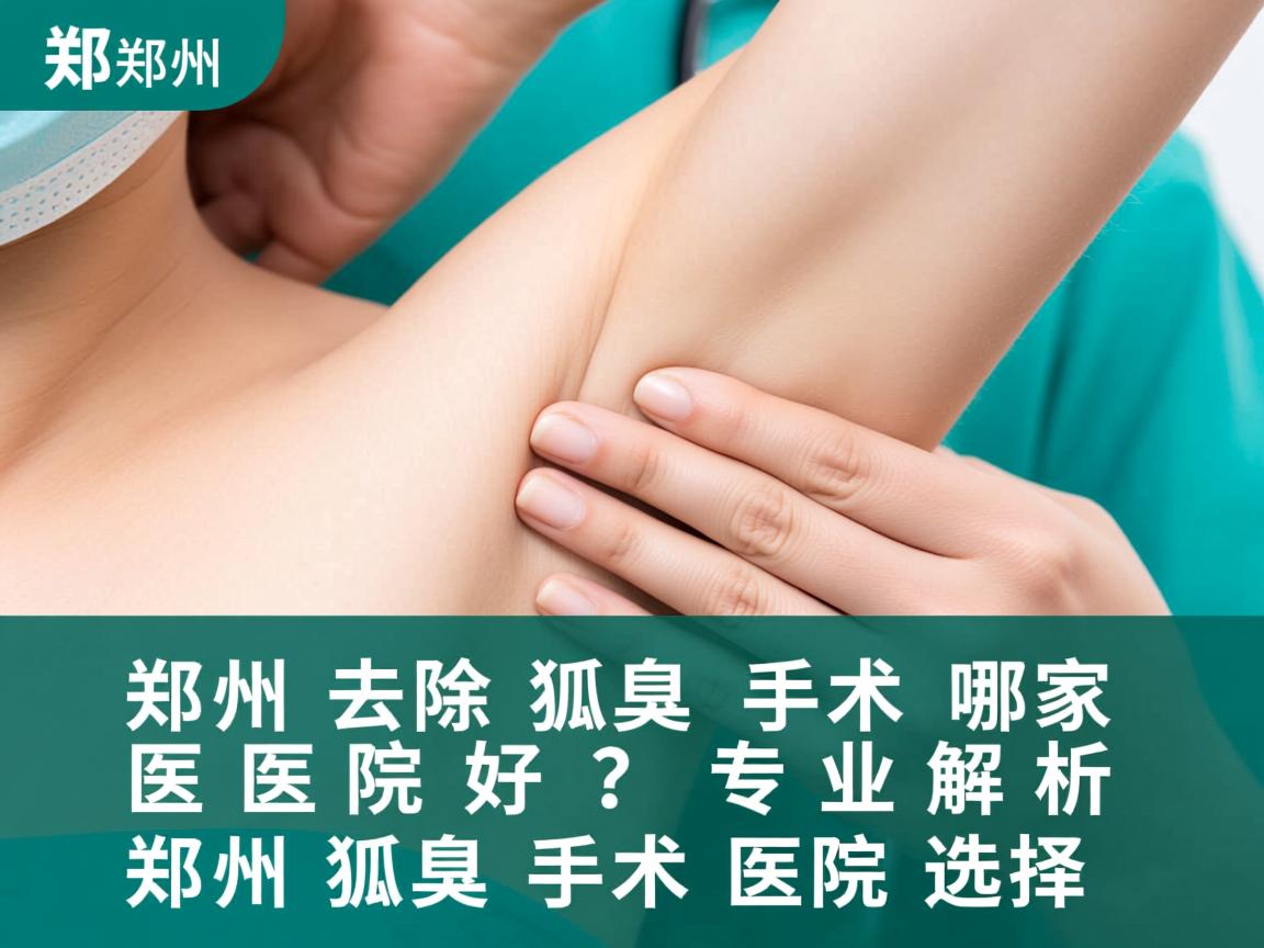 郑州去除狐臭手术哪家医院好?专业解析郑州狐臭手术医院选择 郑州去除狐臭手术哪家医院好?专业解析郑州狐臭手术医院选择