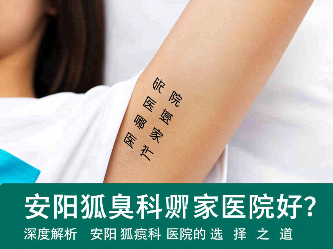 安阳狐臭科哪家医院好？深度解析安阳狐臭科医院的选择之道