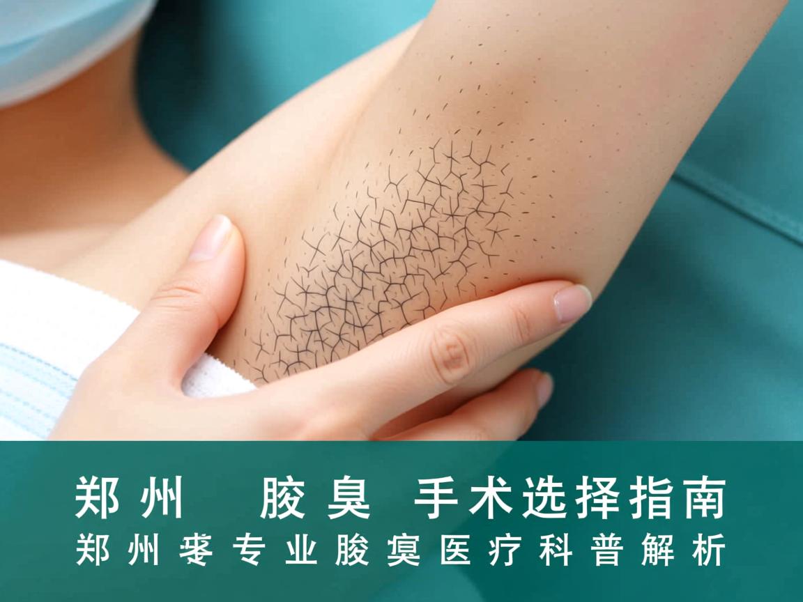 郑州腋臭手术选择指南，郑州专业腋臭医疗科普解析