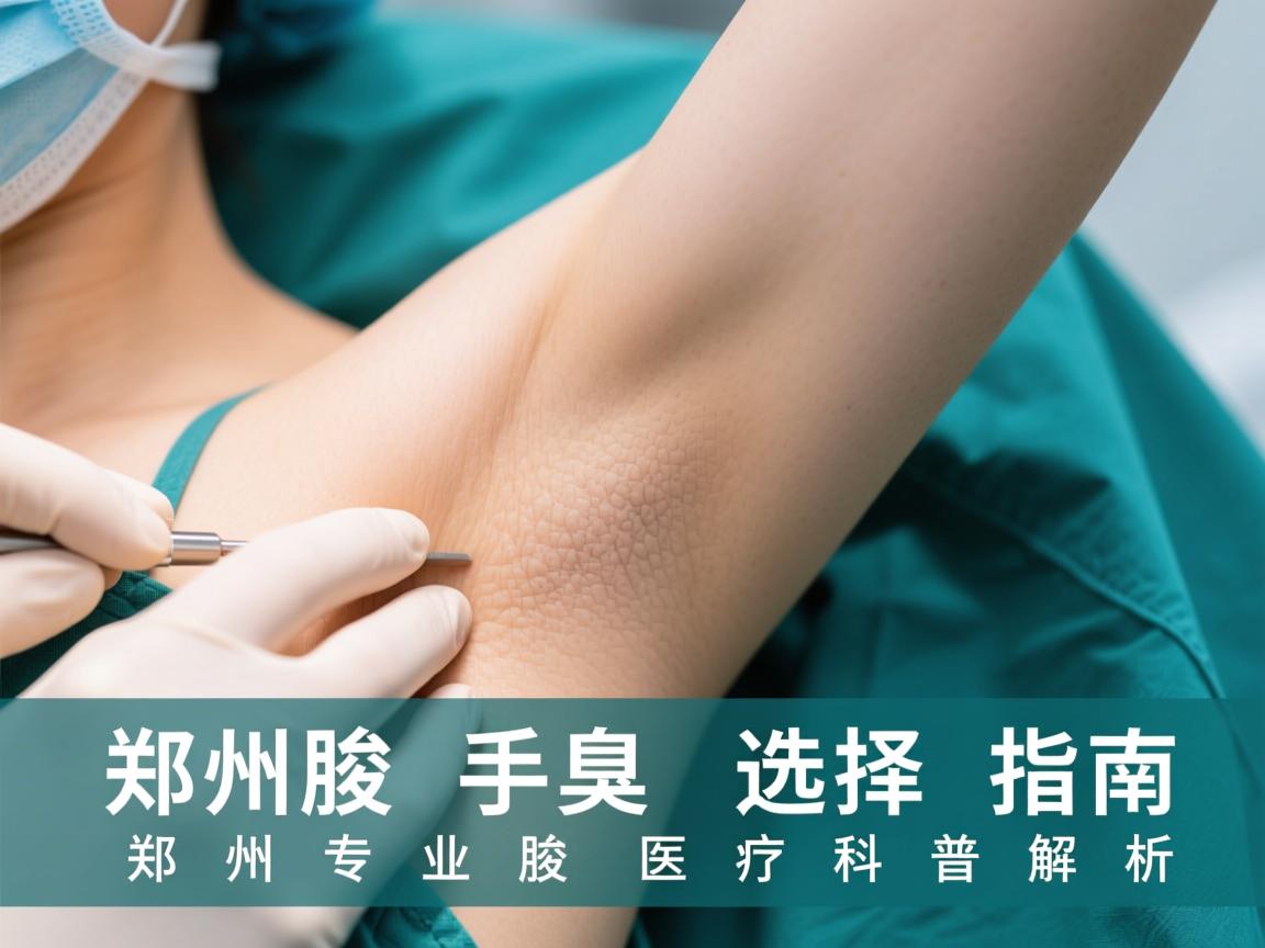 郑州腋臭手术选择指南，郑州专业腋臭医疗科普解析