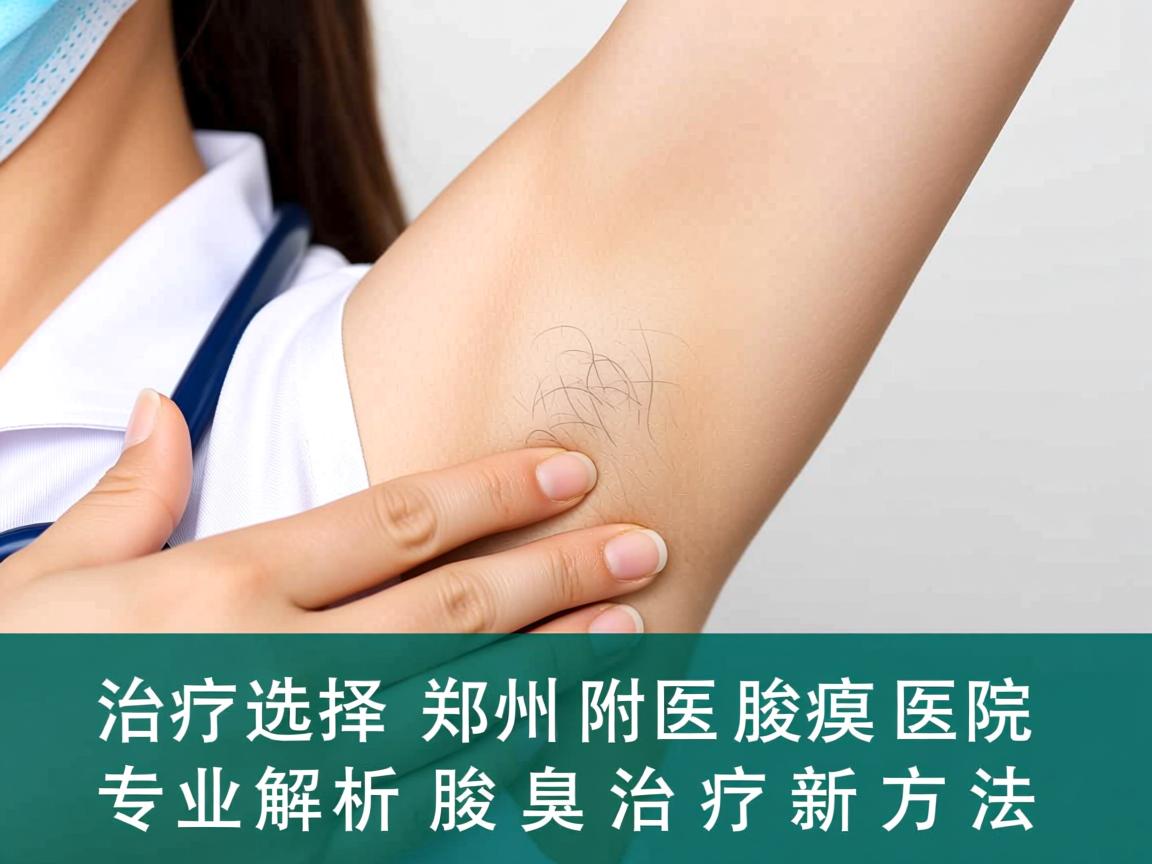 腋臭治疗选择，郑州附医腋臭医院专业解析腋臭治疗新方法