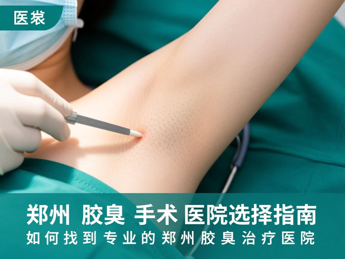 郑州腋臭手术医院选择指南，如何找到专业的郑州腋臭治疗医院
