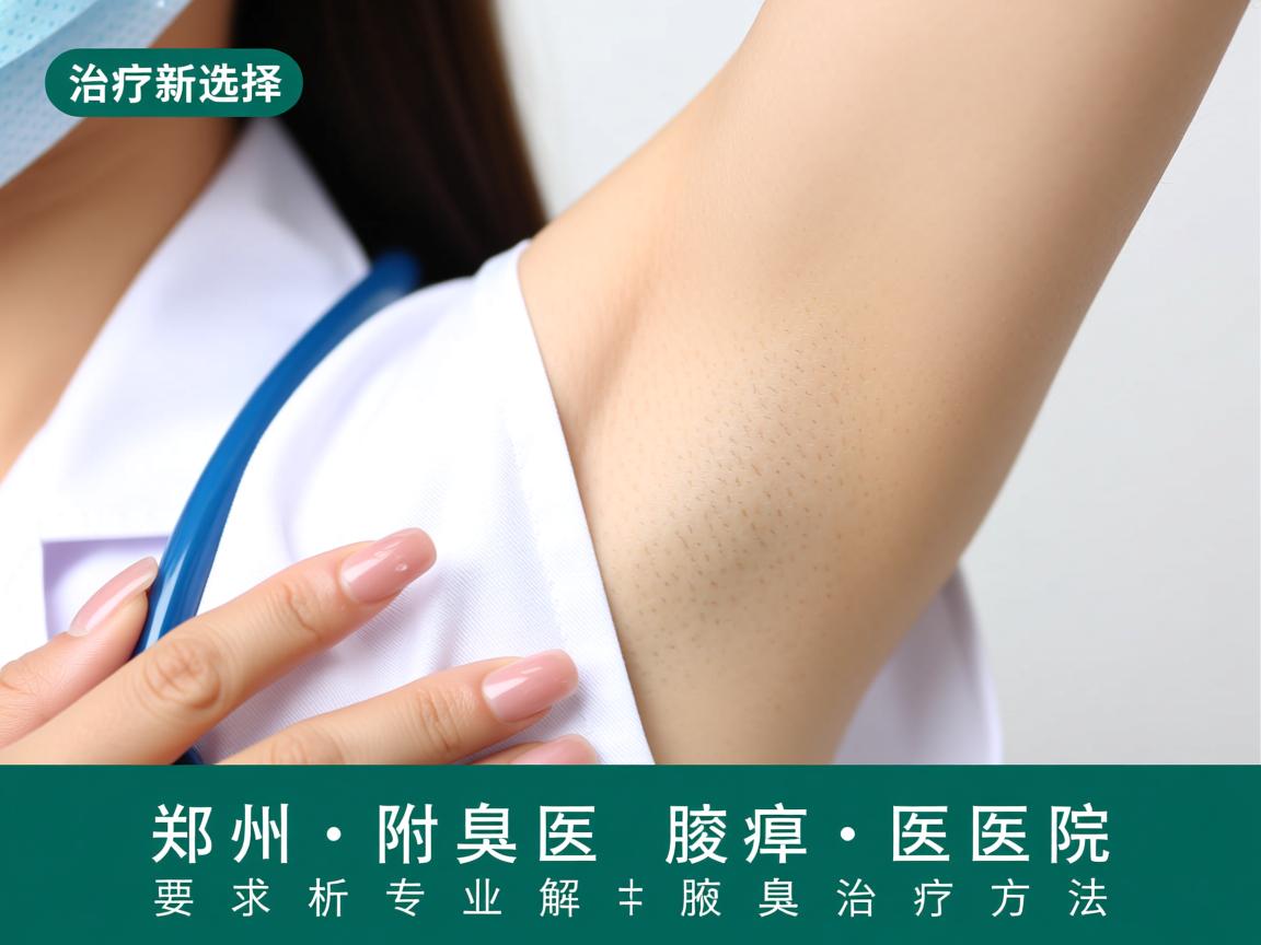 腋臭治疗新选择，郑州附医腋臭医院专业解析腋臭治疗方法