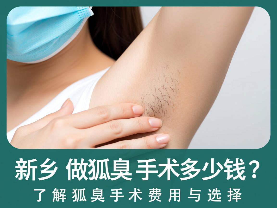 新乡做狐臭手术多少钱？了解狐臭手术费用与选择