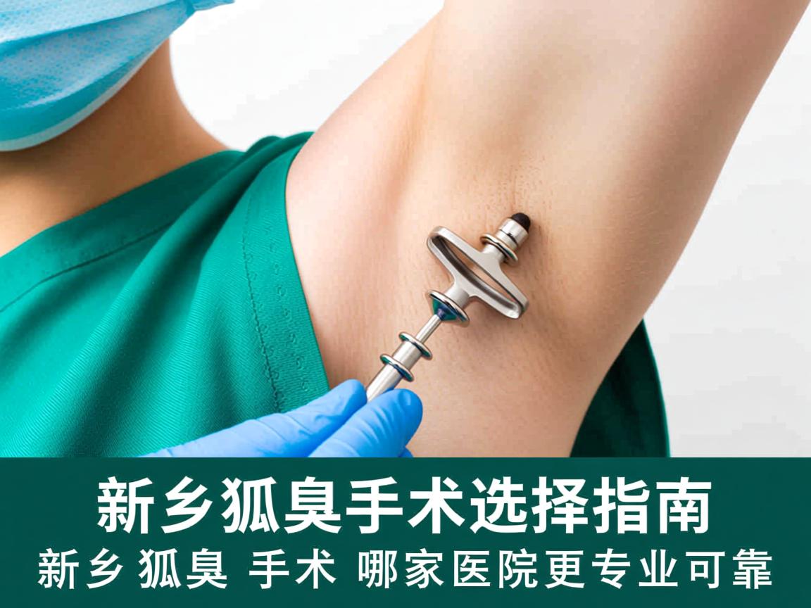 新乡狐臭手术选择指南，新乡狐臭手术哪家医院更专业可靠